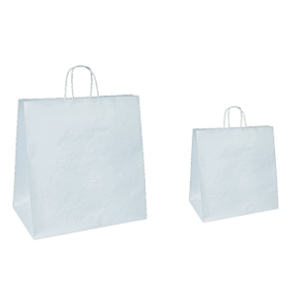 White Paper Bags - Twisted Handle.